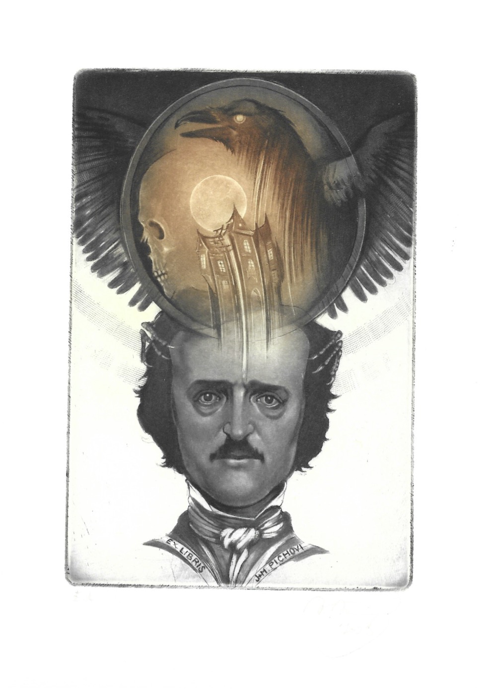 Ets/aquatint van Karel Musil  (CZE) uit 2024